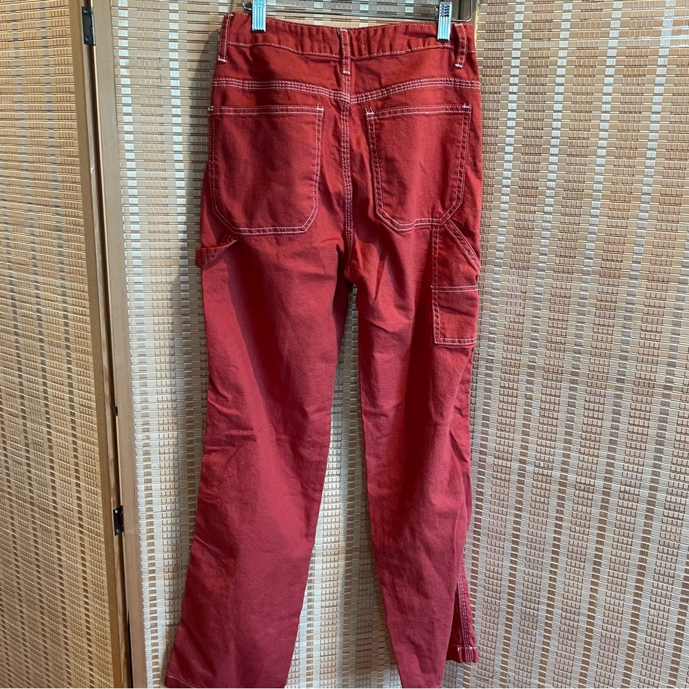 S.O.N.G. Carpenter 90s Boyfriend Jeans Burnt Orange Size 5/27 - Picture 3 of 8